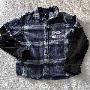 Quiksilver Blue Camp Fit Shirt